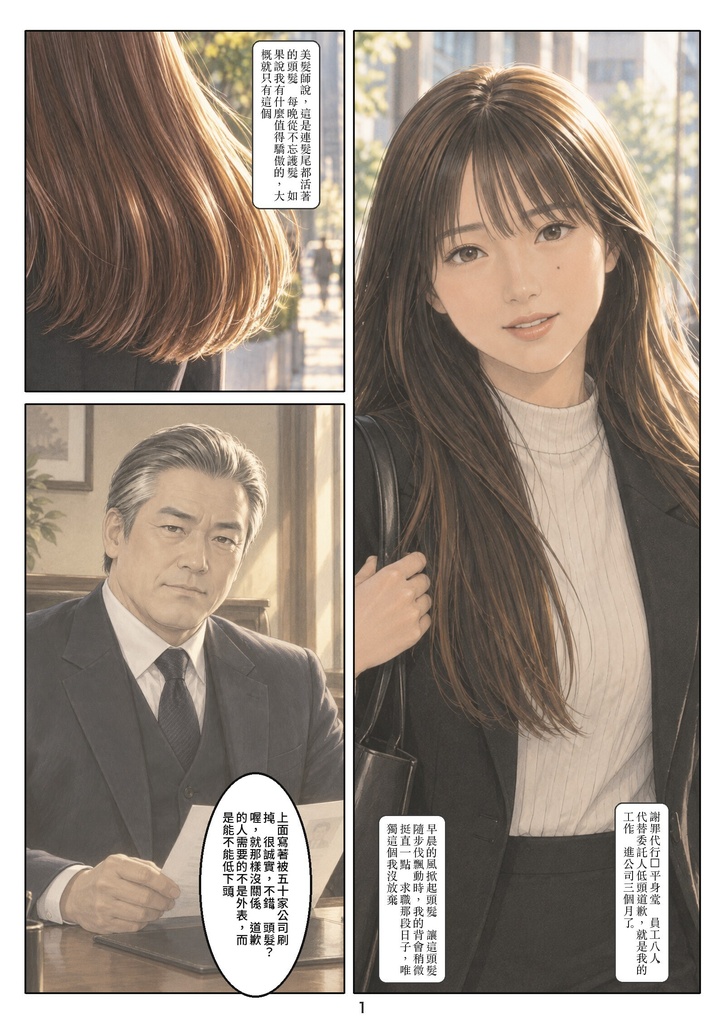 代謝髪 第一話(繁體中文版)/代謝髮 第一話「代理」