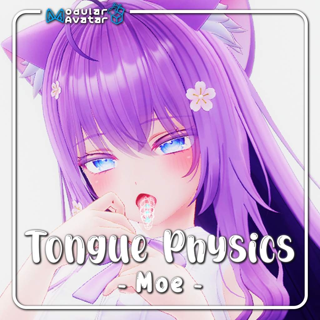 Moe 「萌」 - Tongue Physics (Modular Avatar)