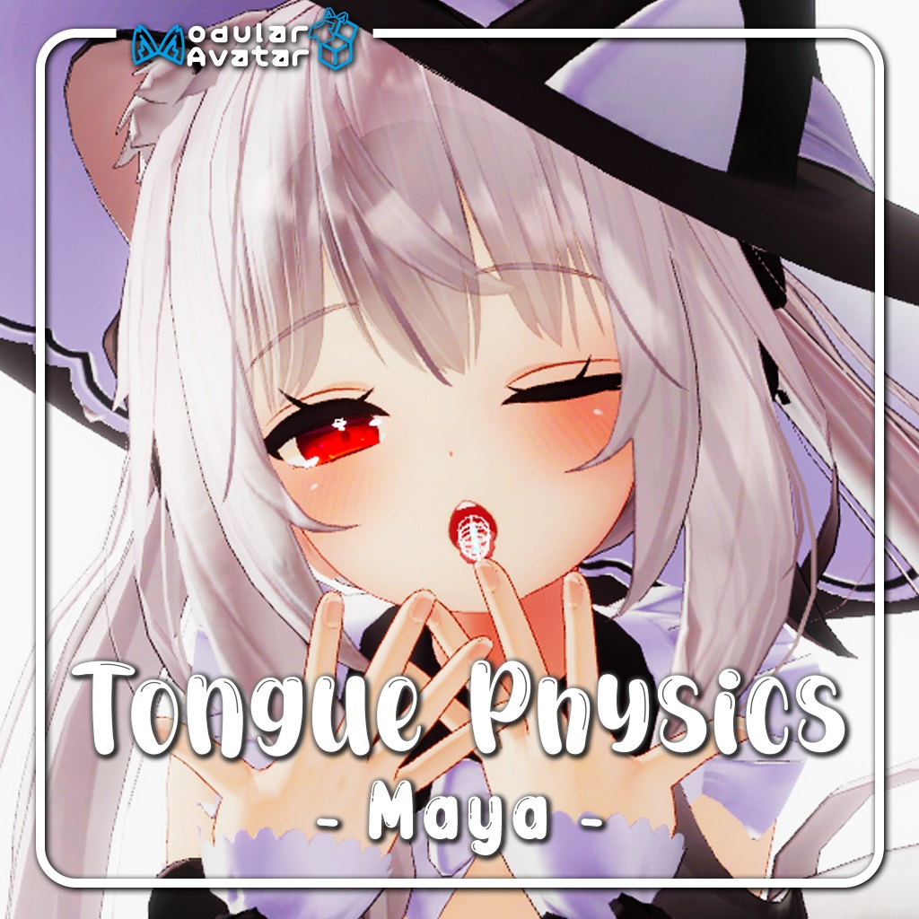 Maya 「舞夜」 - Tongue Physics (Blender 必要)