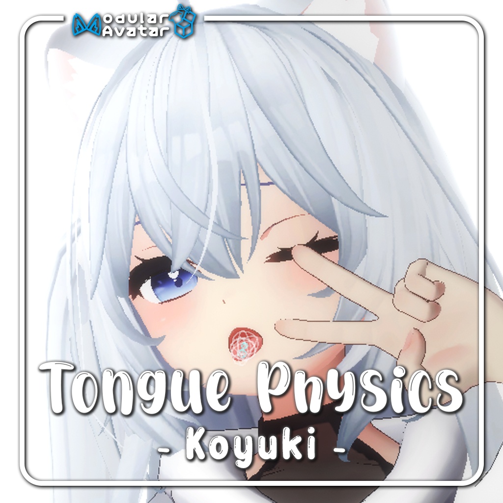 Koyuki 「狐雪」 - Tongue Physics (Modular Avatar)