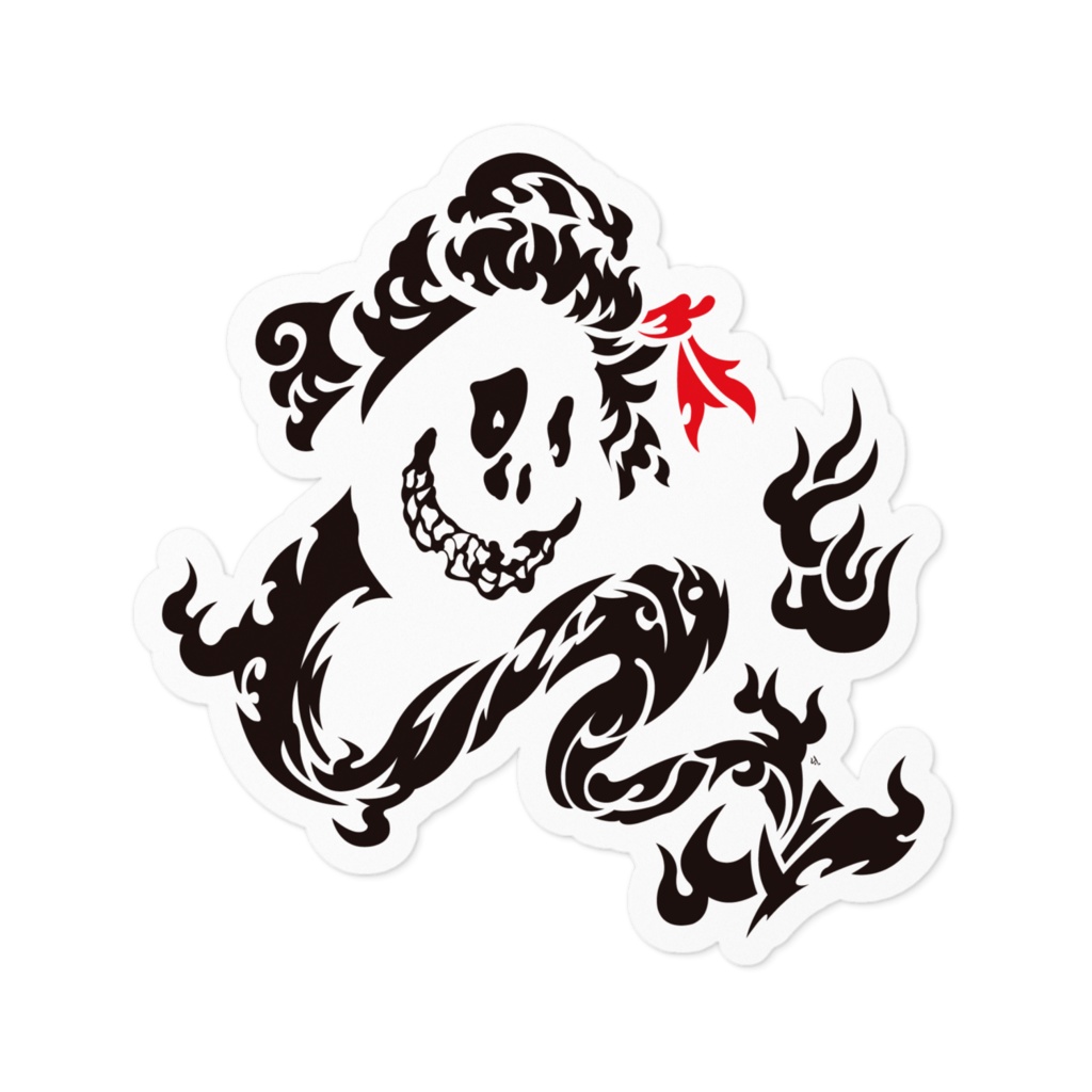轆轤首ステッカー（ダイカット）／ROKUROKUBI sticker.（die cut）
