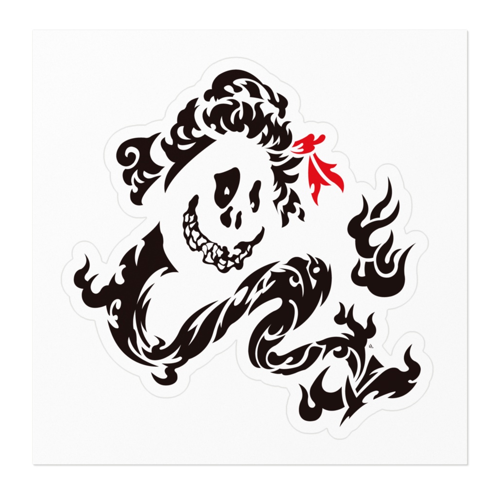 轆轤首ステッカー(ダイカット)/ROKUROKUBI sticker.(die cut)