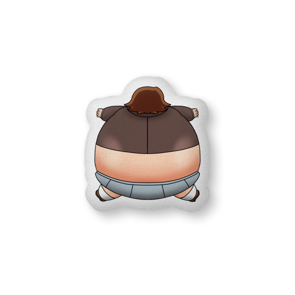 膨体クッション(中) 茶髪