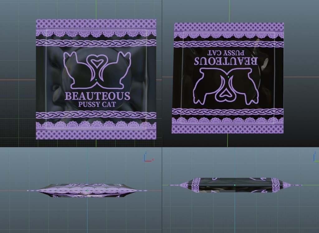 コンドーム3Dモデル Condoms 3D Model