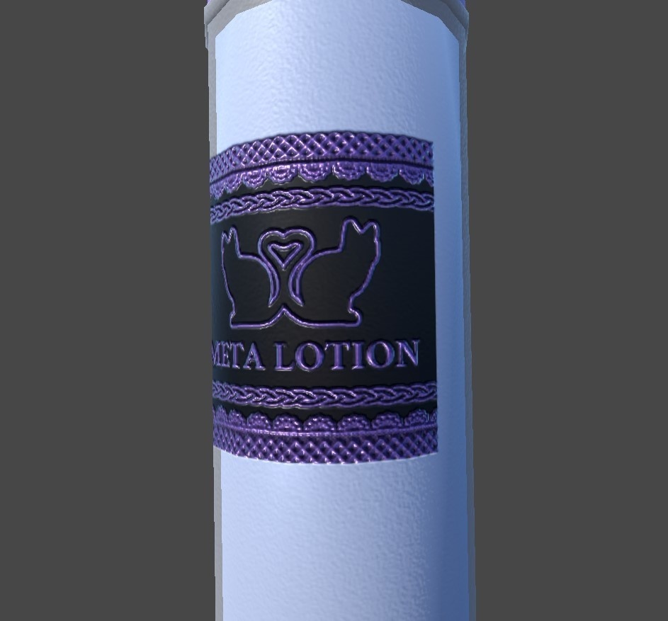 【PB対応】ローション(Lotion 3D Model)