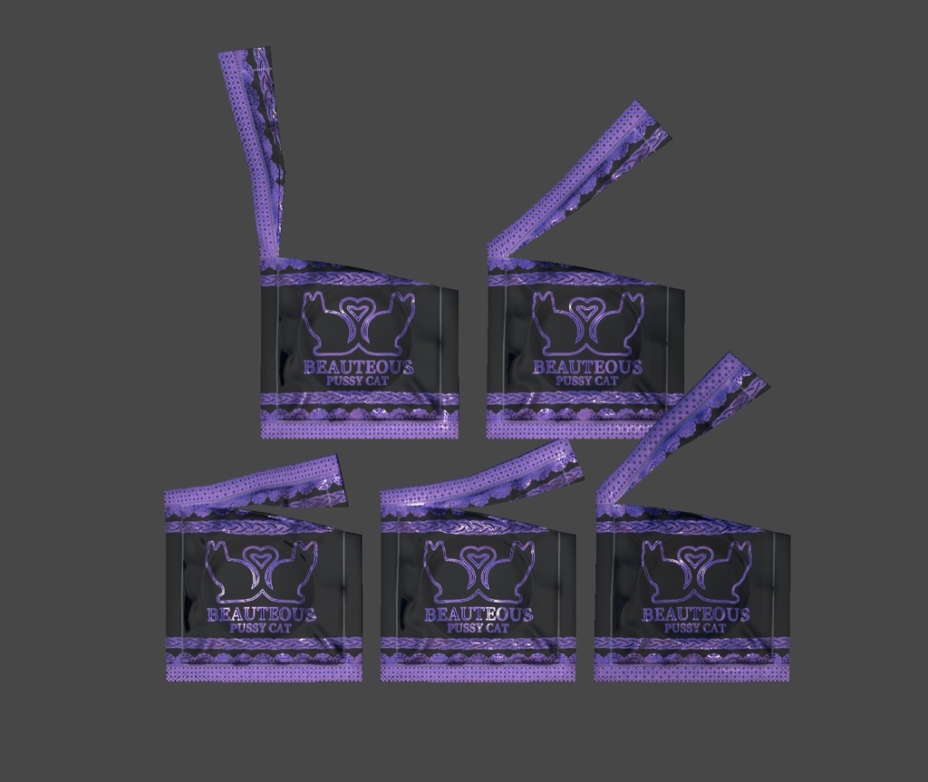 コンドーム開封 3Dモデル Condoms opening 3D Model