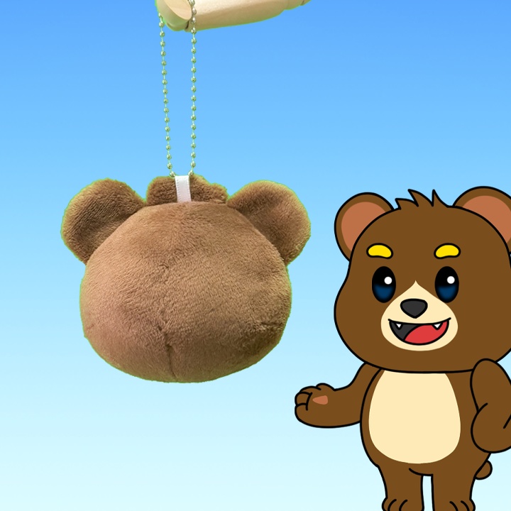 くまごろうキーホルダーぬいぐるみ