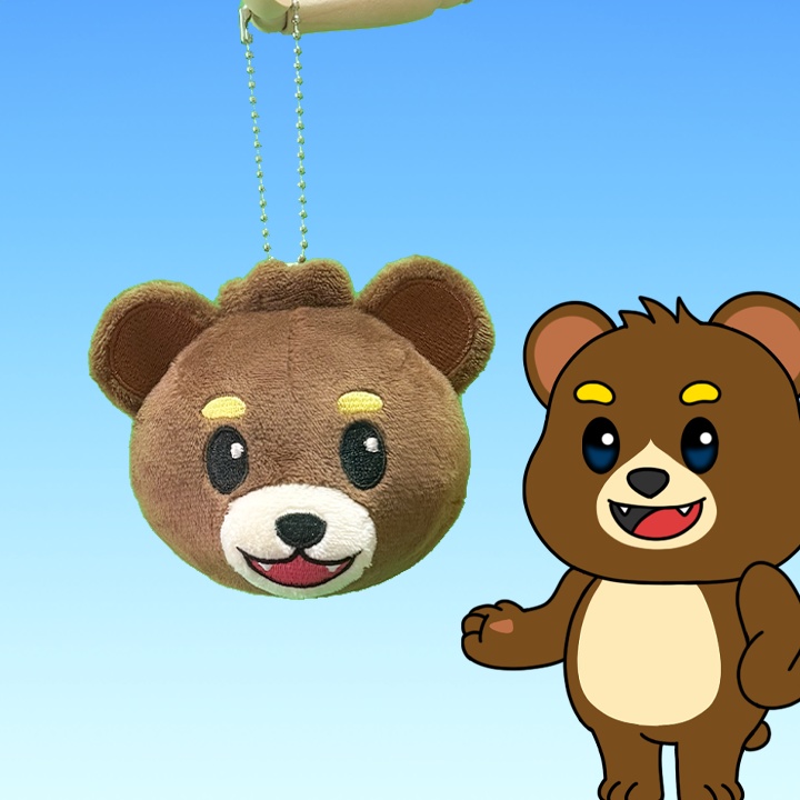くまごろうキーホルダーぬいぐるみ