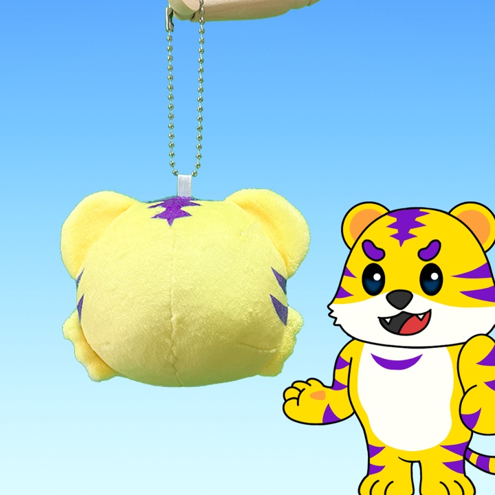 とらじろうキーホルダーぬいぐるみ