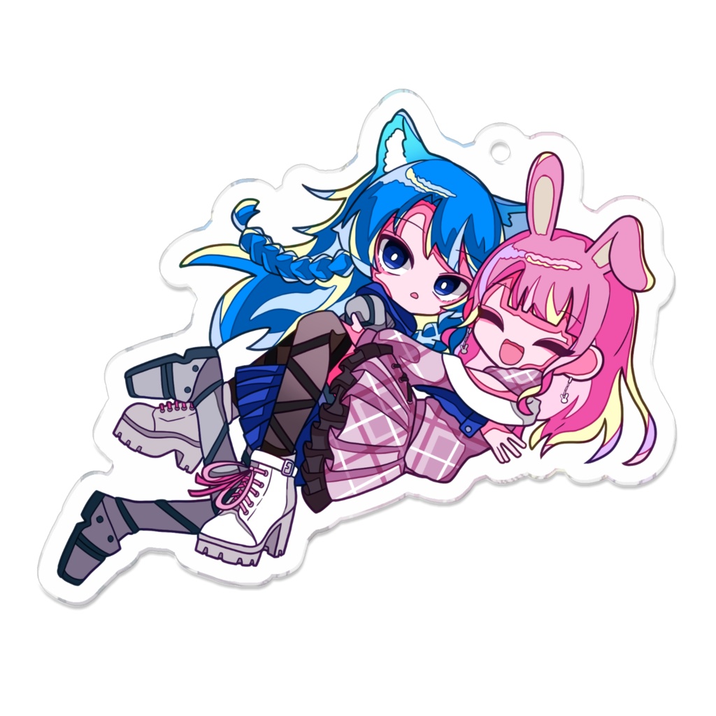 フワライド 結成1周年記念 アクリルキーホルダー ハグver.