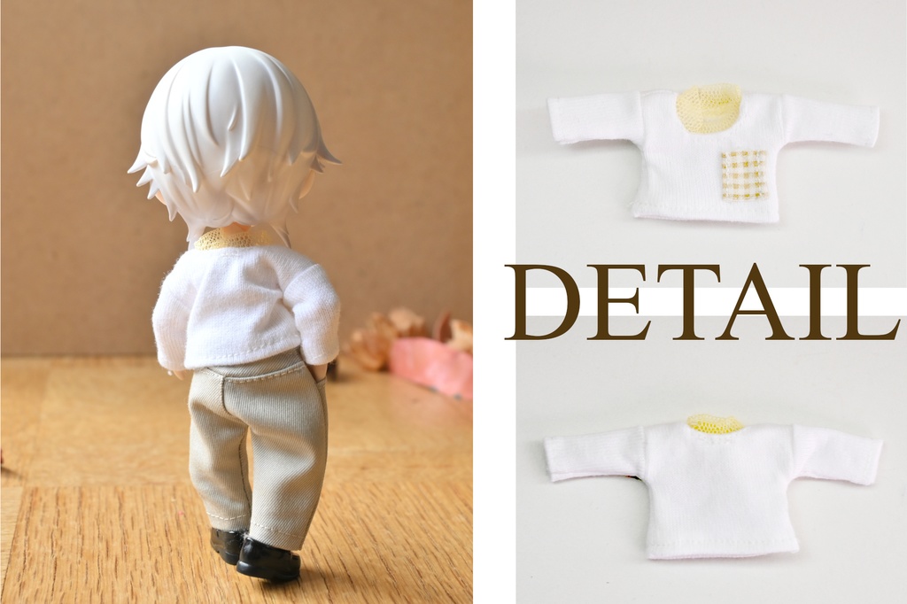 胸ポケット長袖カットソー