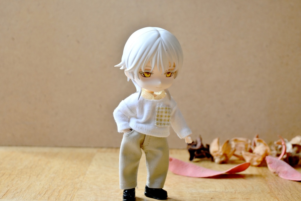 胸ポケット長袖カットソー