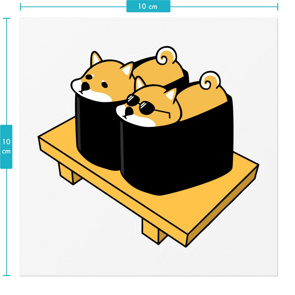 しばいぬの軍艦巻き グラサンVer