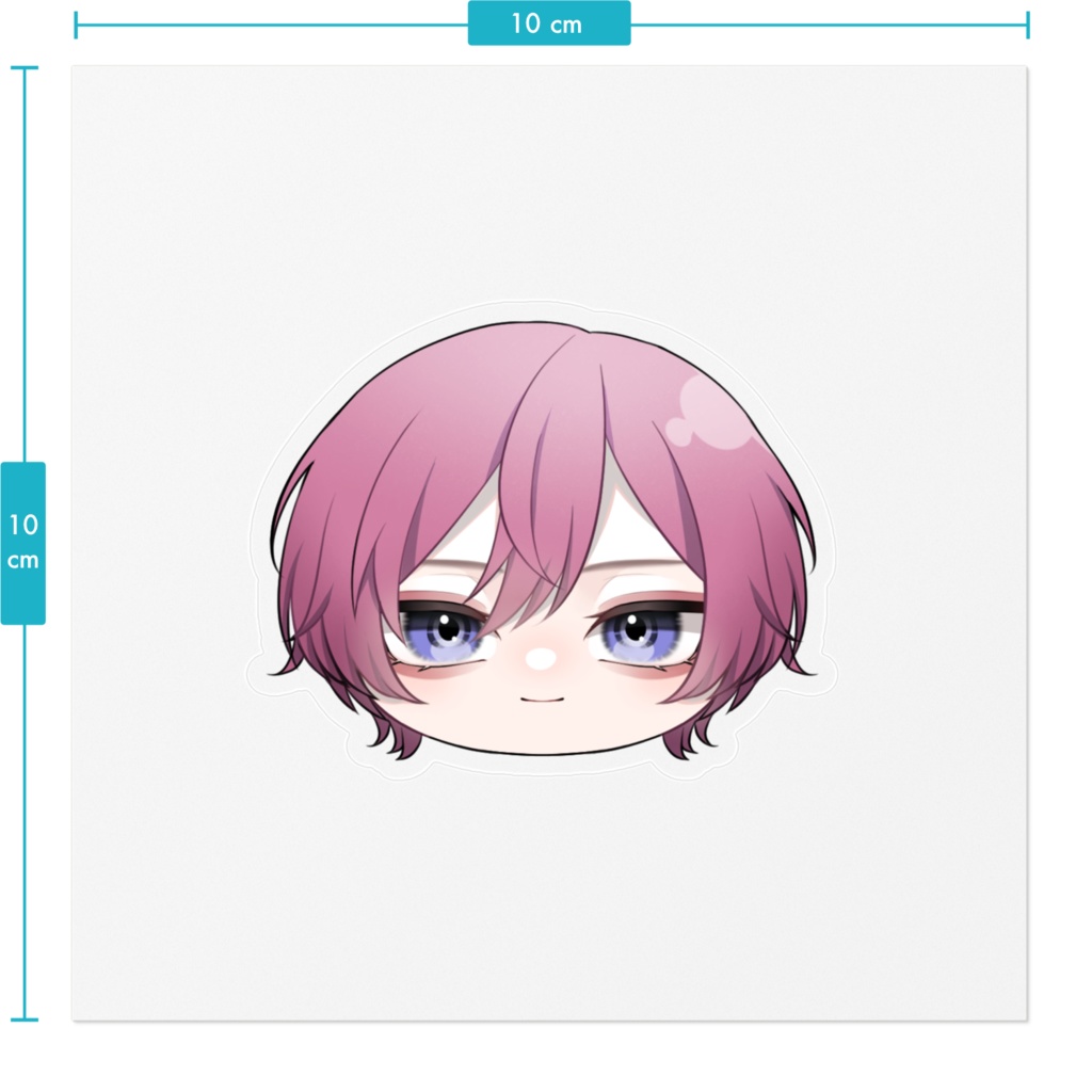 【ステッカー】お餅Ver.(100mm)