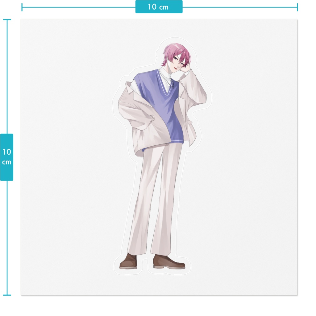 【ステッカー】私服Ver.(100mm/160mm)