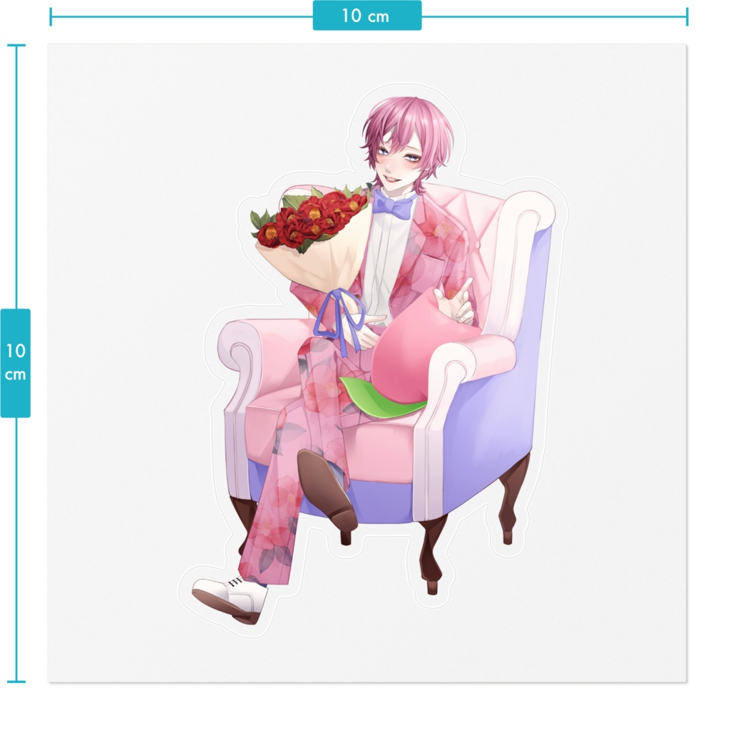 【ステッカー】誕生日Ver.差分あり(100mm)