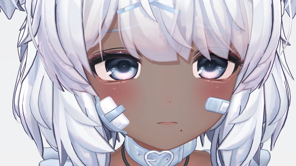 クマリ 褐色肌・メイクテクスチャ/kumaly dark skin・make up texture
