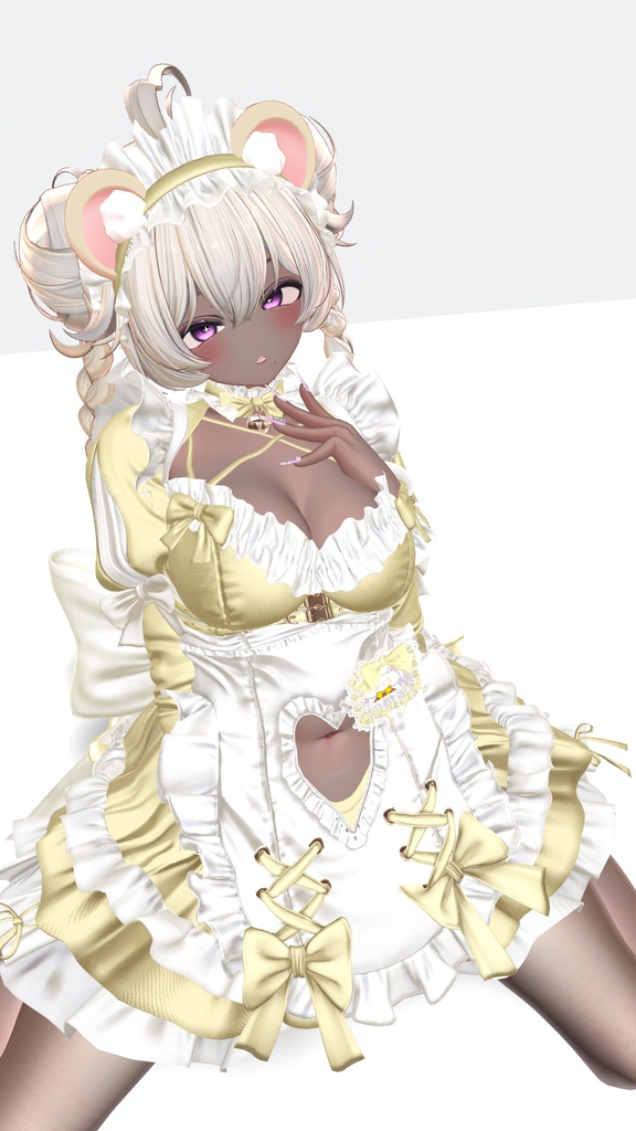 クマリ 褐色肌・メイクテクスチャ/kumaly dark skin・make up texture