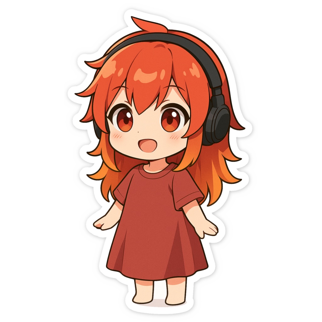 ステッカー 赤りあち