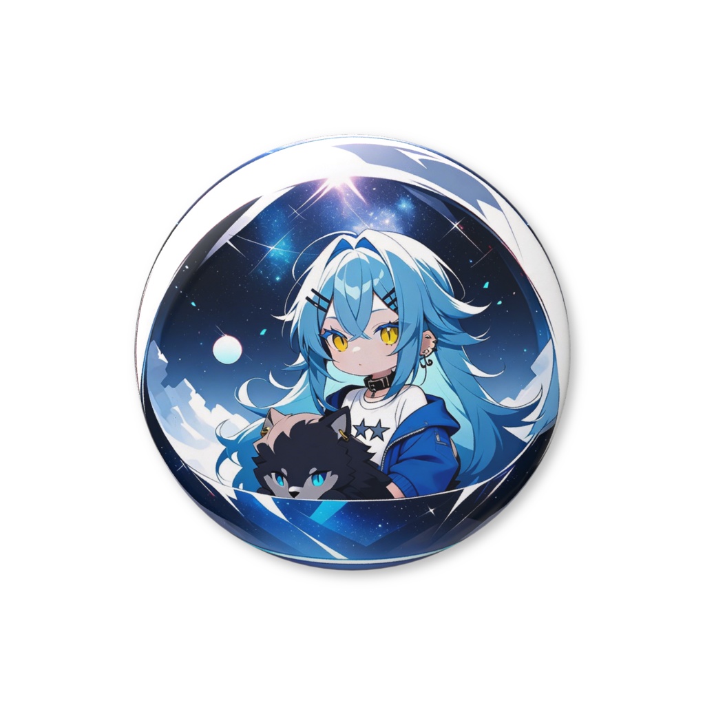 りあ缶バッジｰ水晶玉ｰ