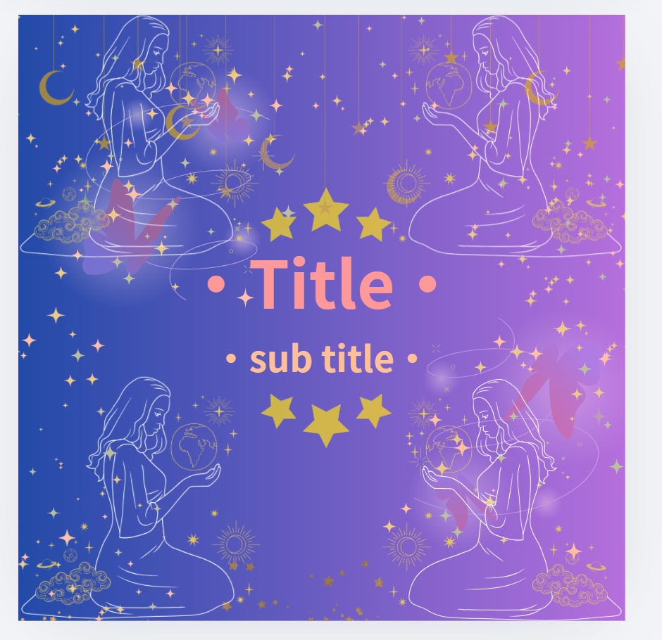 【配信・SNSロゴ】背景で姿が変わる、神秘的な祈りのロゴ素材(お名前入れ・カスタムOK)