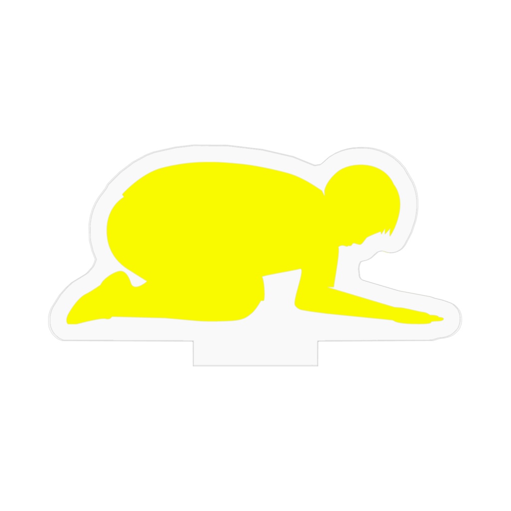 アクリルフィギュア ヲタク イエロー