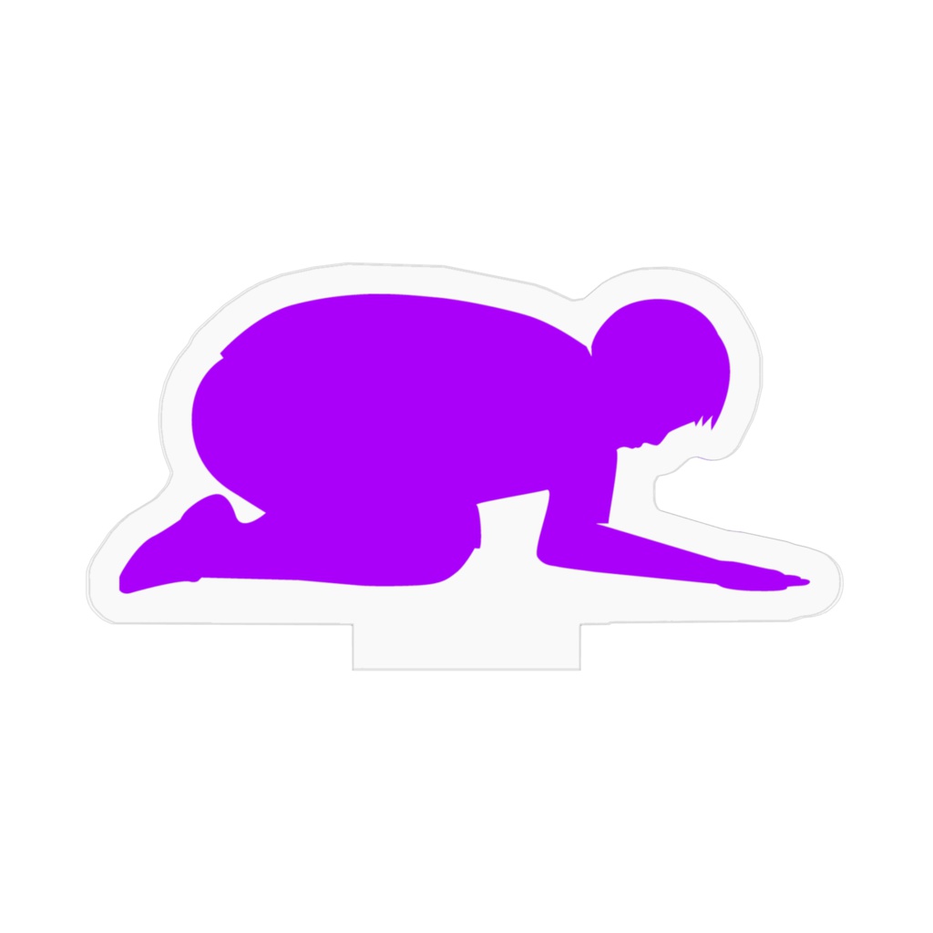 アクリルフィギュア ヲタク バイオレット