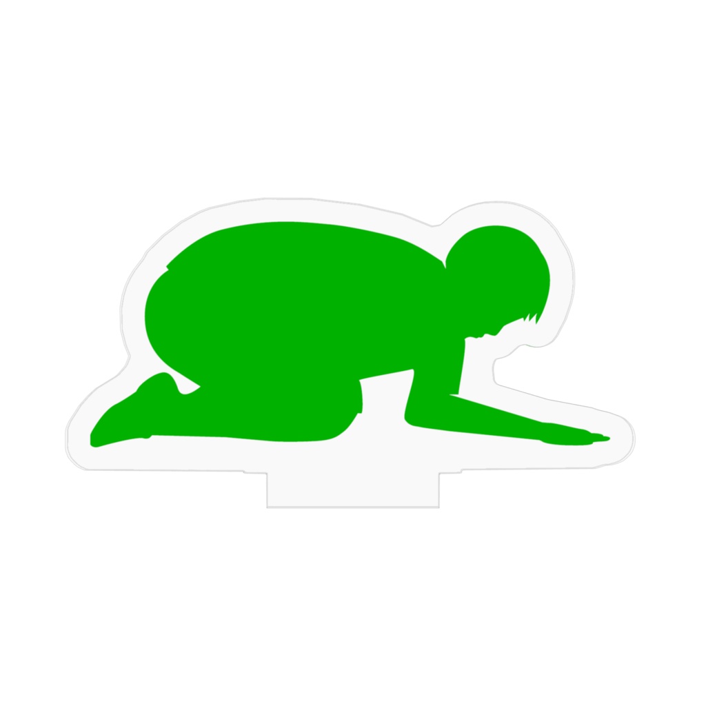 アクリルフィギュア ヲタク グリーン