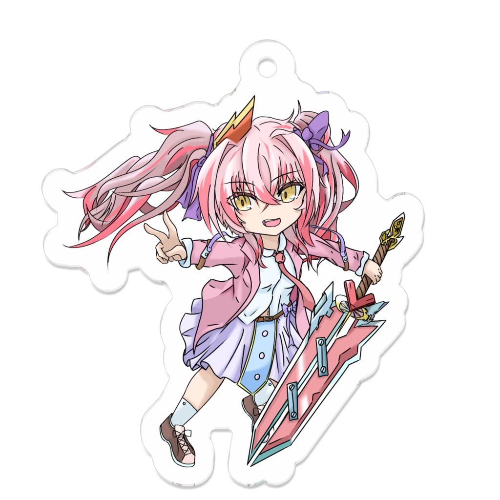 アクリルキーホルダー　サクナ