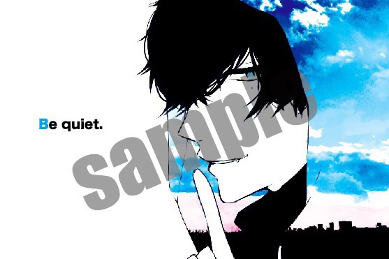 空色パーカーポストカード