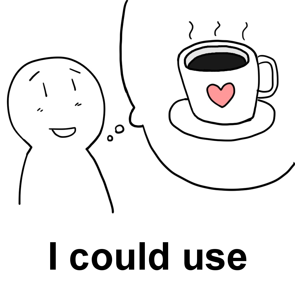 I could useのイラスト