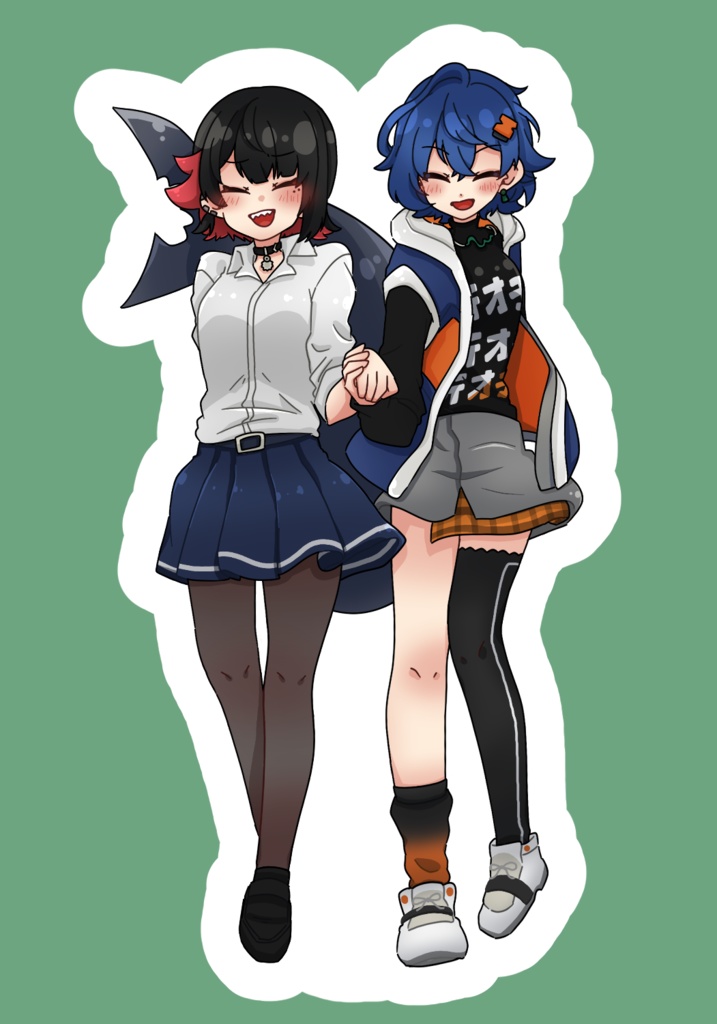 ②イラストステッカー