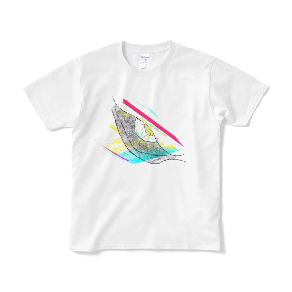 Tシャツ（むっ・白）