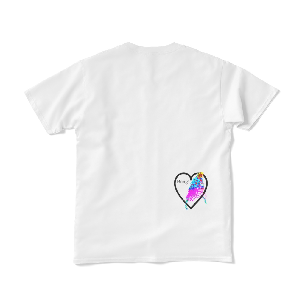 Tシャツ(バン!・白&黒)
