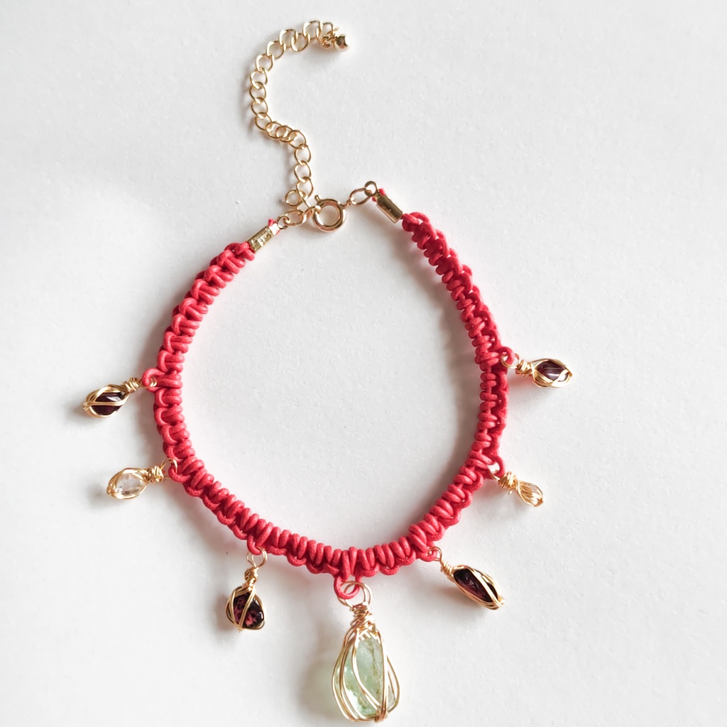 賢人の腕飾り(赤)