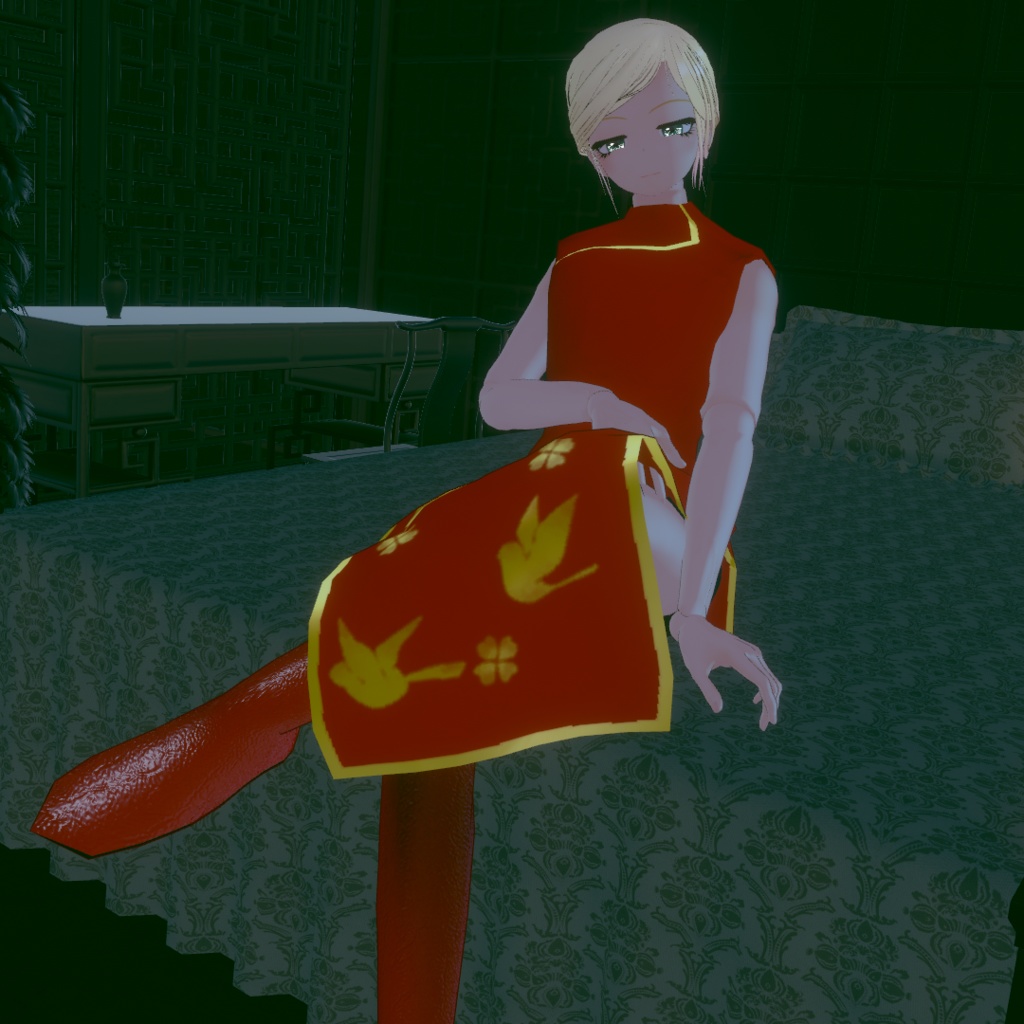 【ハルベルト用衣装】チャイナドレス