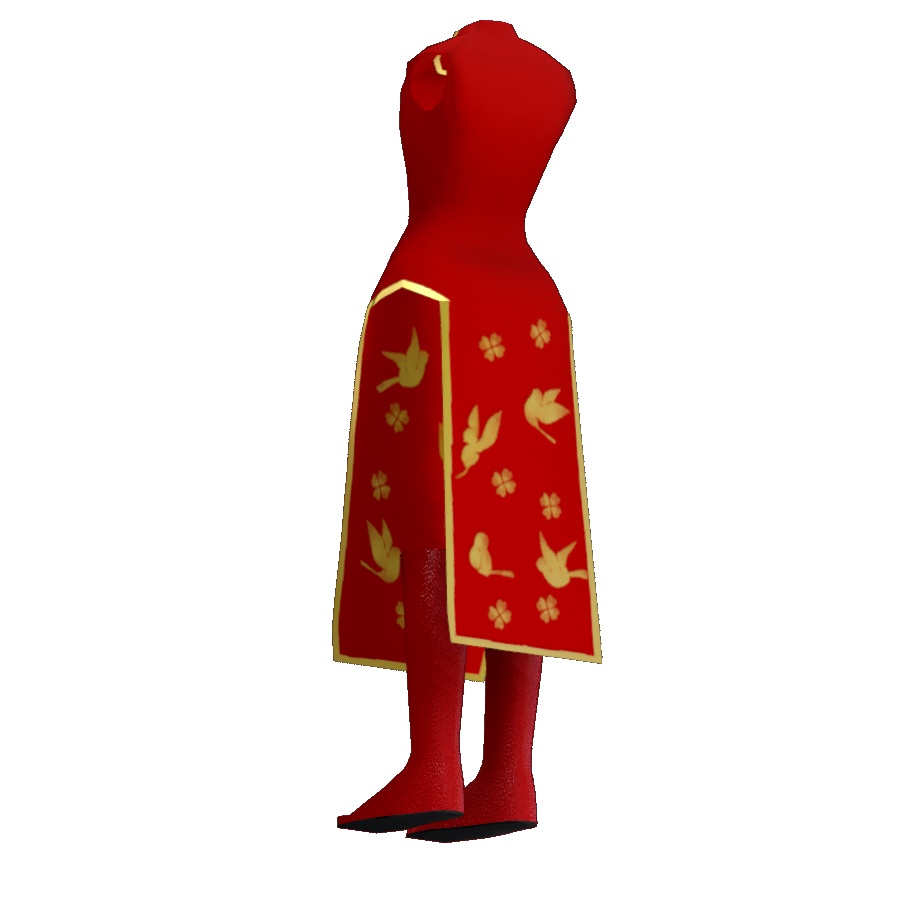 【ハルベルト用衣装】チャイナドレス