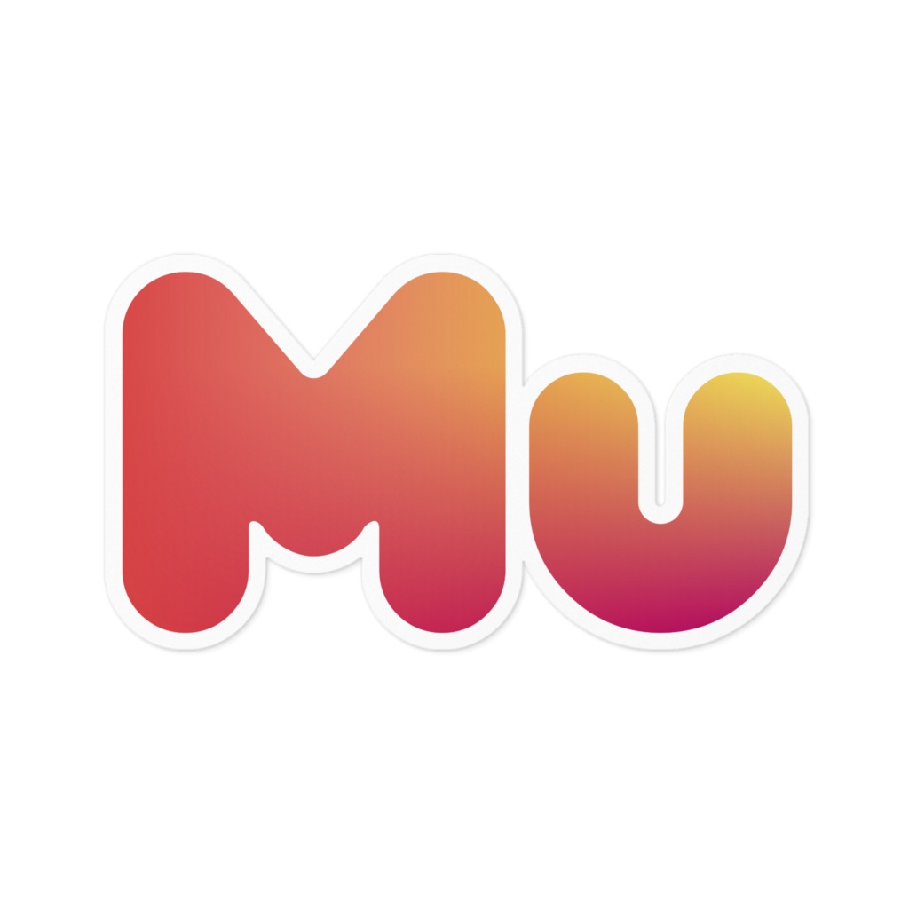 Mu ステッカー