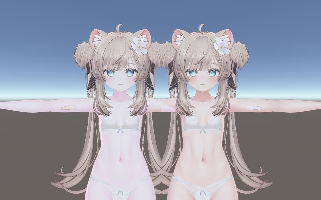 【Free】マヌカ(Manuka)専用-Pink Body Face Texture