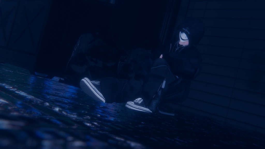 【 VRChat向け】スマイルマスク-Smile mask