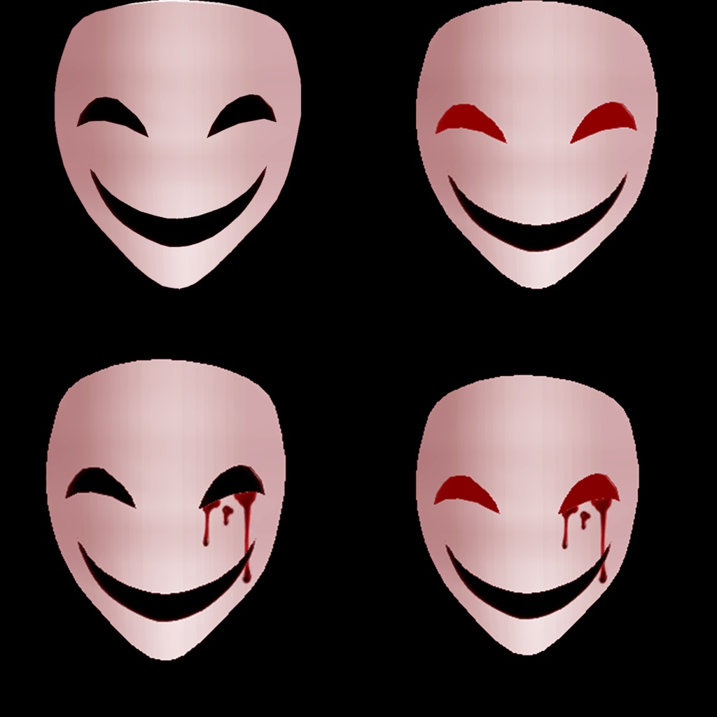 【 VRChat向け】スマイルマスク-Smile mask