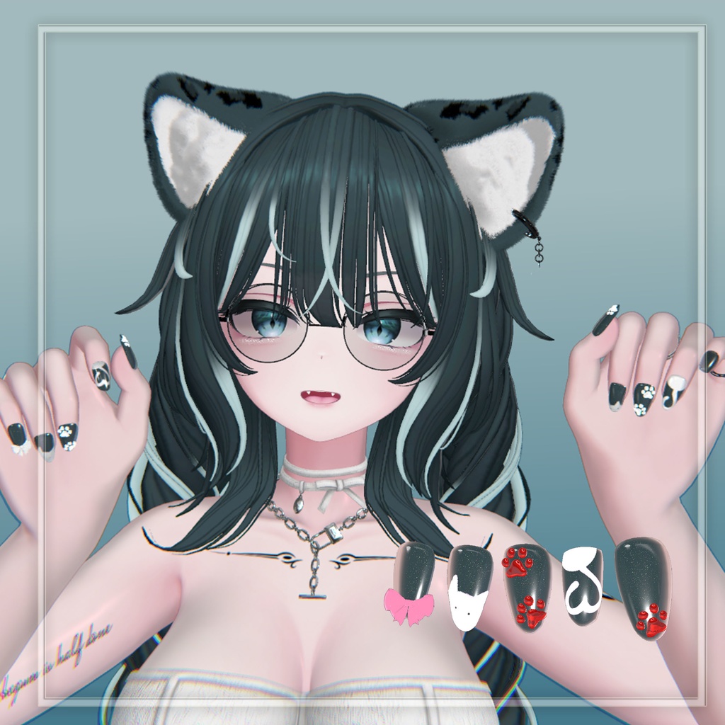 【複数アバター対応】Neko Nail