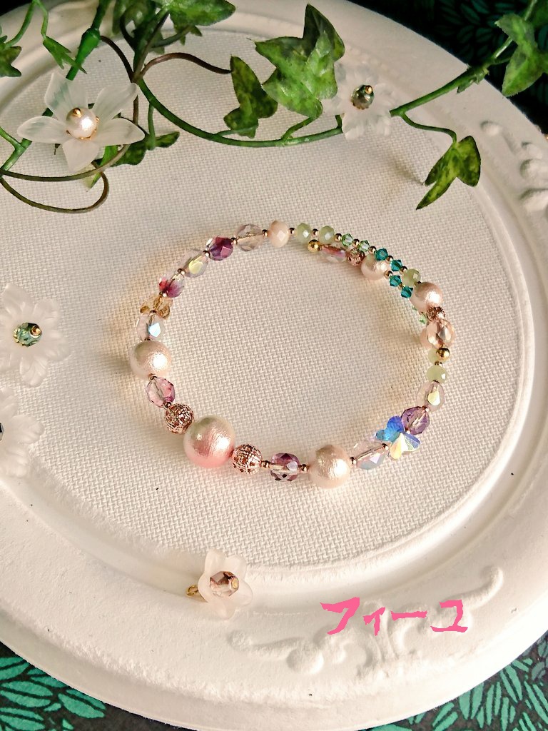 ＊フィーユモチーフブレスレット