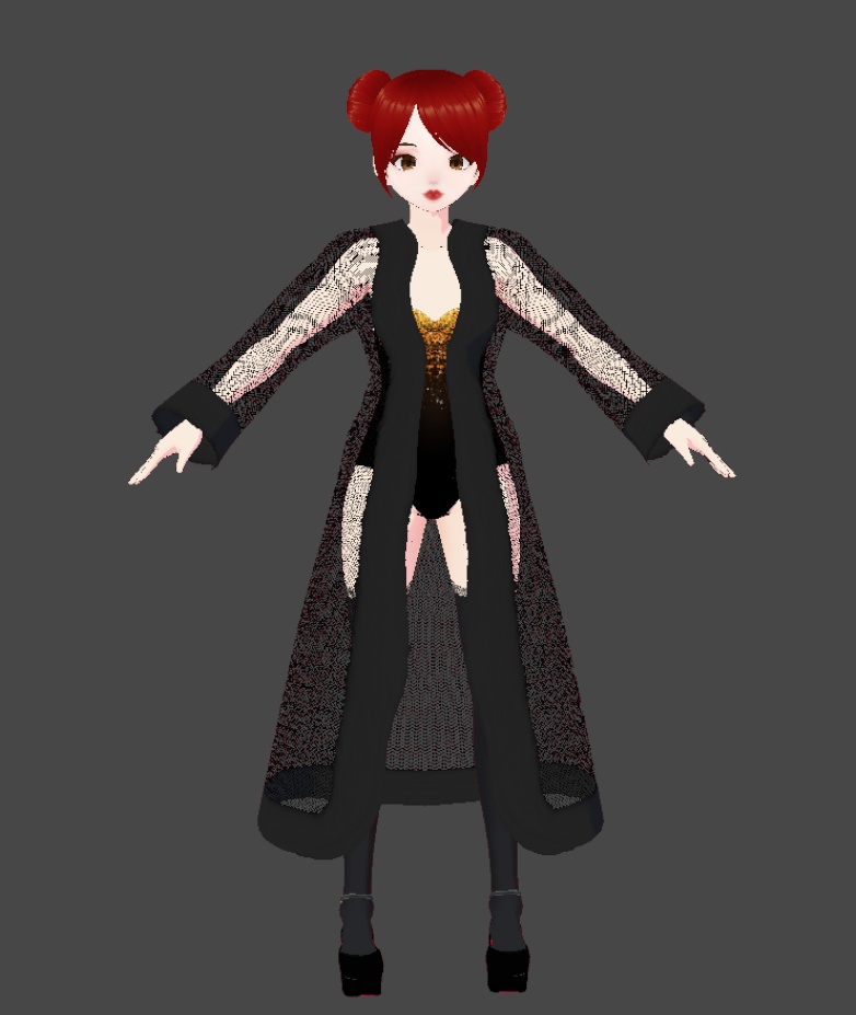 Fur and Tulle Coat - Abrigo de Tul y peluche