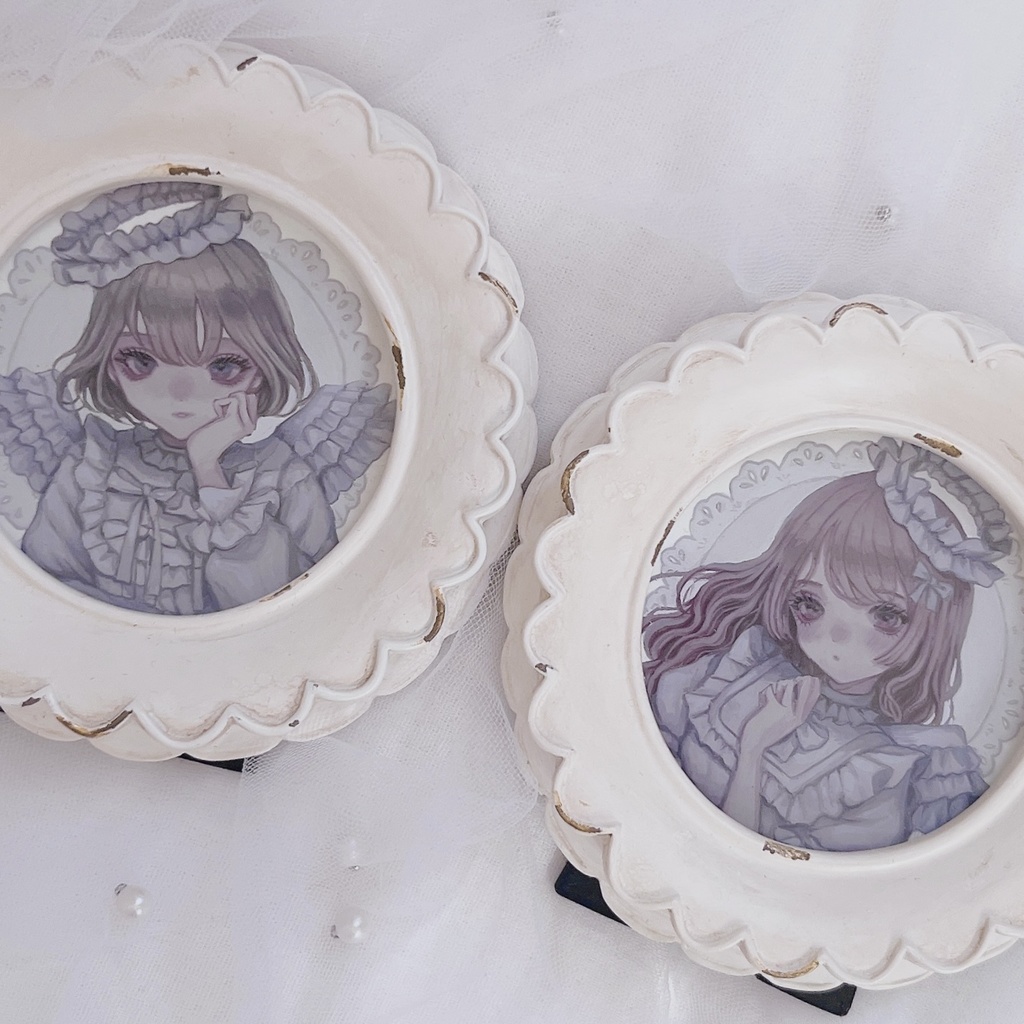 【値下げ】原画「フリルの小天使Ⅰ・Ⅱ」