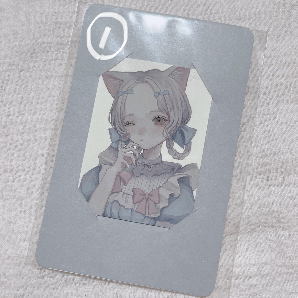 フレームレス原画(アクリルガッシュ)