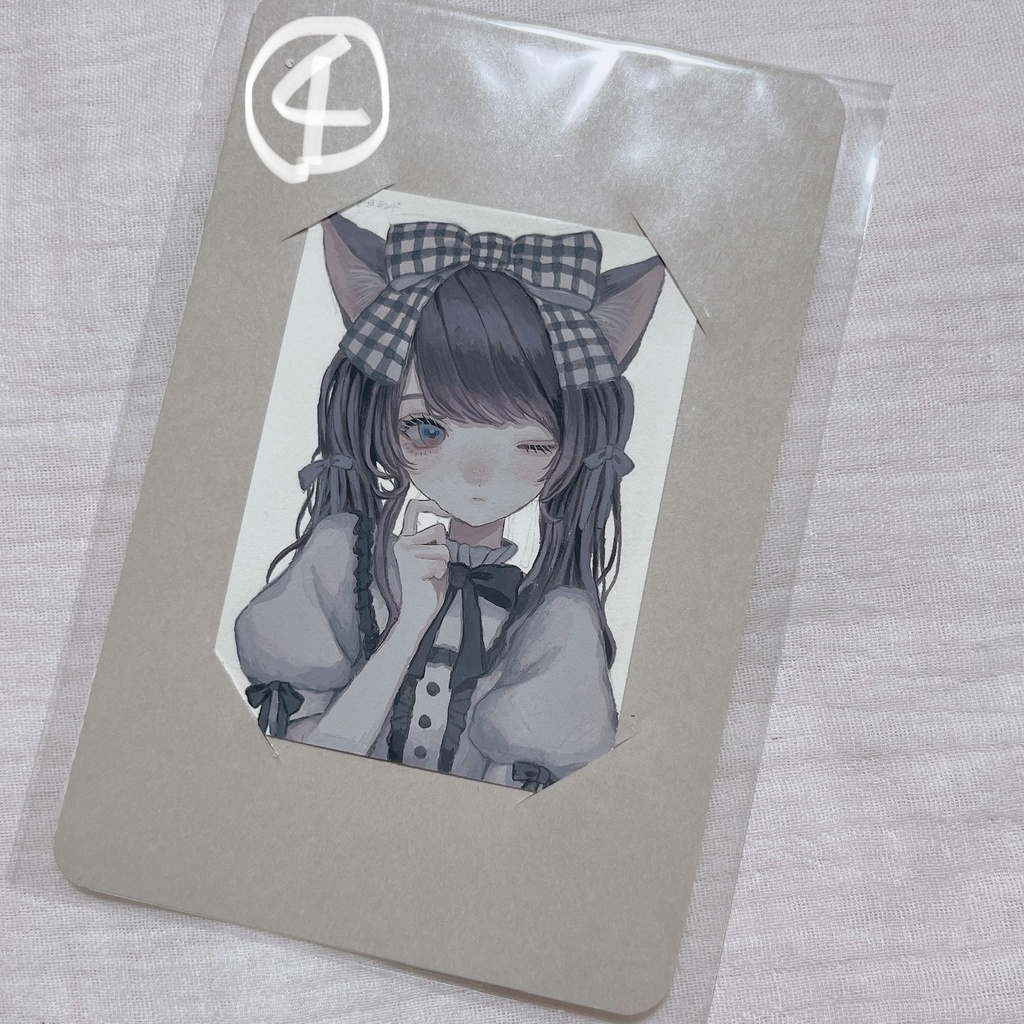 フレームレス原画(アクリルガッシュ)