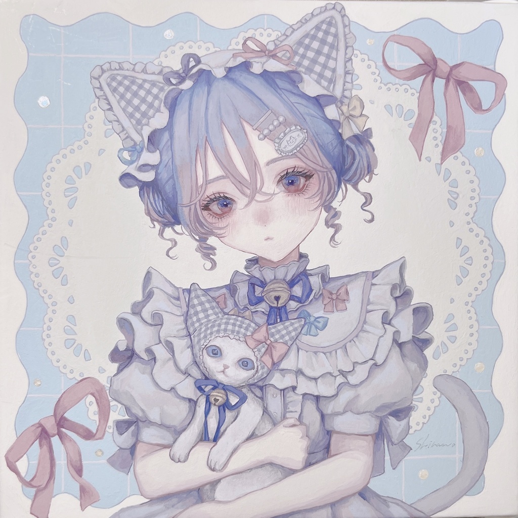 原画「Pastel cats」