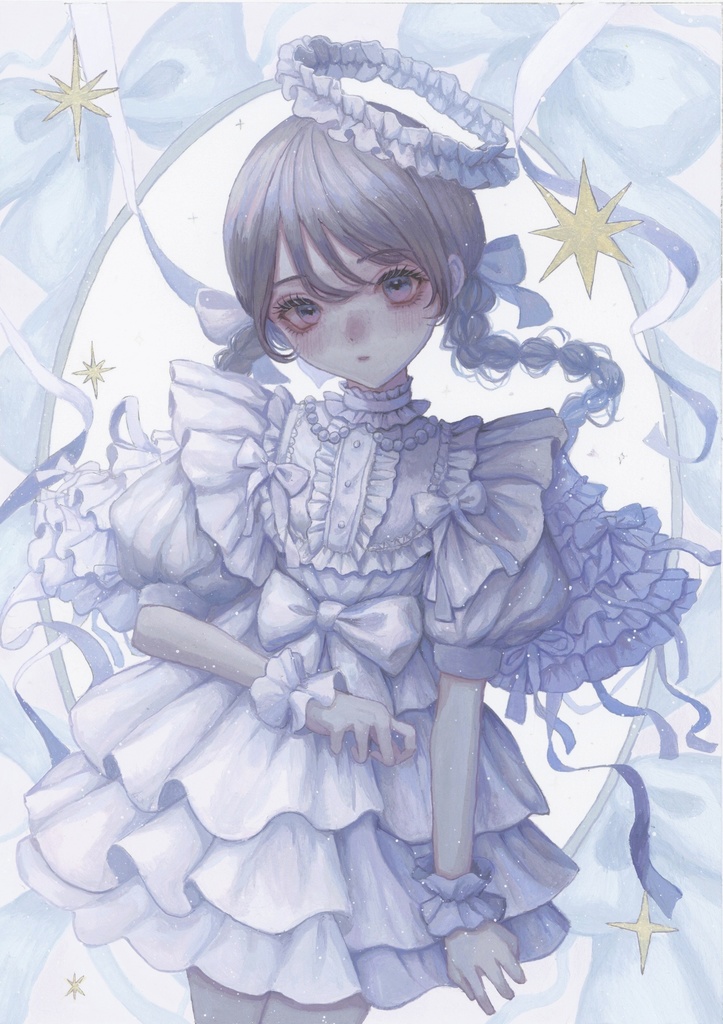 【値下げ】原画「フリルの天使」