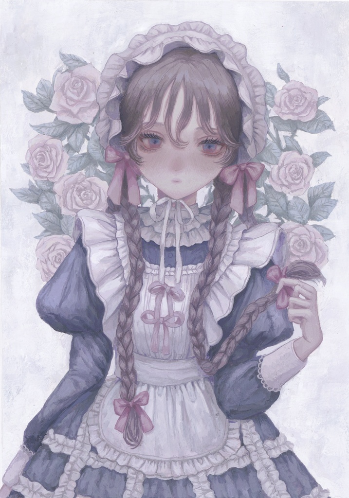 原画「Dusty rose」